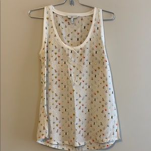 Joie Silk Tank XS Insects Bugs Bees
